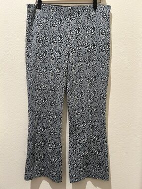 Maeve Anthropologie Floral-Print Wide Leg Pants